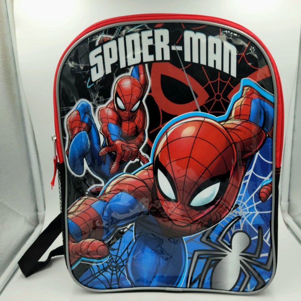 Spider-Man backpack 15in x 12in kids Bookbag .Back to school. Marvel